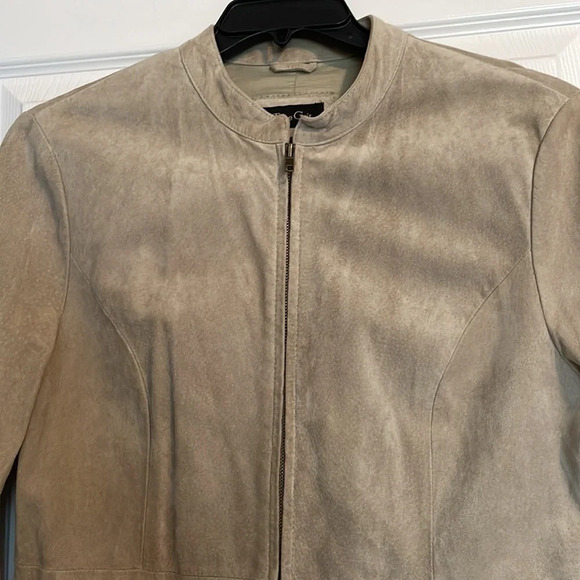 True Grit women’s 100% leather jacket size large - Picture 2 of 10